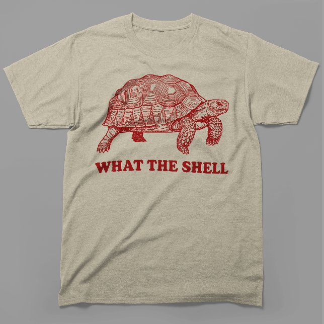 What The Shell Funny Tortoise Pun T-Shirt (Creator Uploaded)