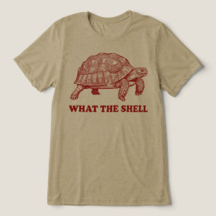 What The Shell Funny Tortoise Pun Tri-Blend Shirt