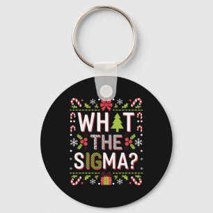 What The Sigma Funny Santa Clause Gen Alpha X-mas Key Ring