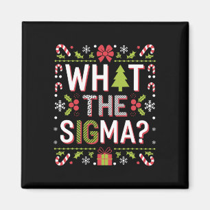 What The Sigma Funny Santa Clause Gen Alpha X-mas  Magnet
