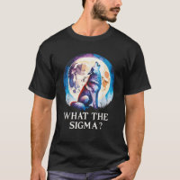 What The Sigma Men Cool Funny Meme Alpha Wolf Moon