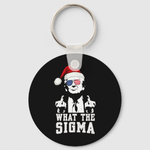 What The Sigma Trump Santa Funny Christmas Meme Xm Key Ring