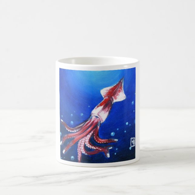 What the Squid Did Coffee Mug (Center)