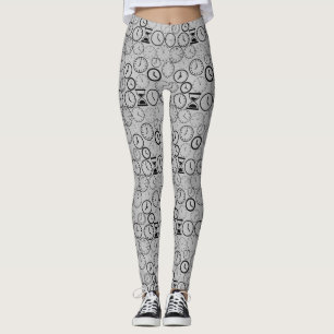What time is it.wx4 L Grey BG Leggings