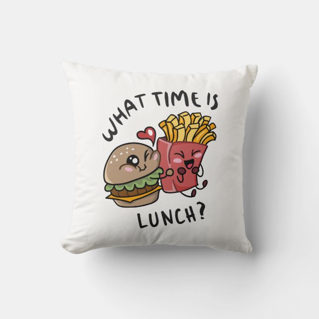 What time is lunch cushion (Front)