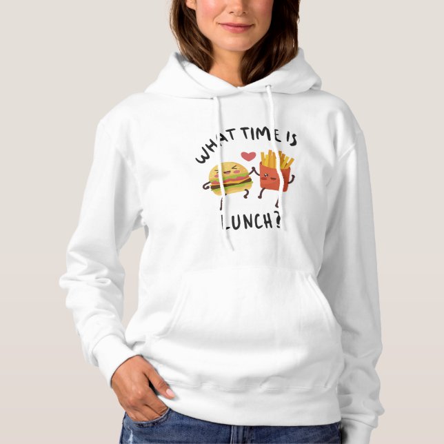 What time is lunch hoodie (Front)
