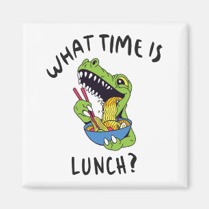 What time is lunch magnet