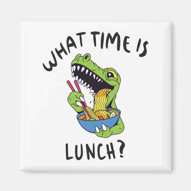 What time is lunch magnet (Front)