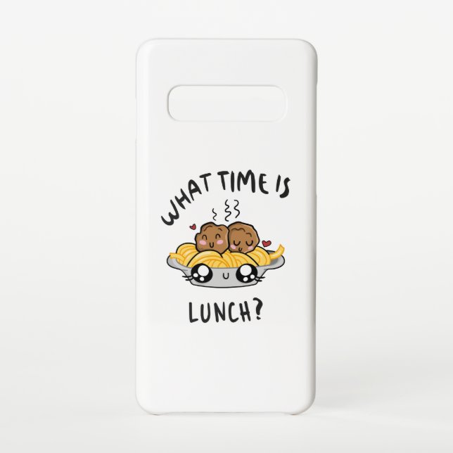 What Time Is Lunch Samsung Galaxy Case (Back)