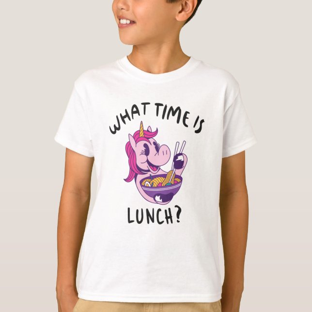 What time is lunch T-Shirt (Front)