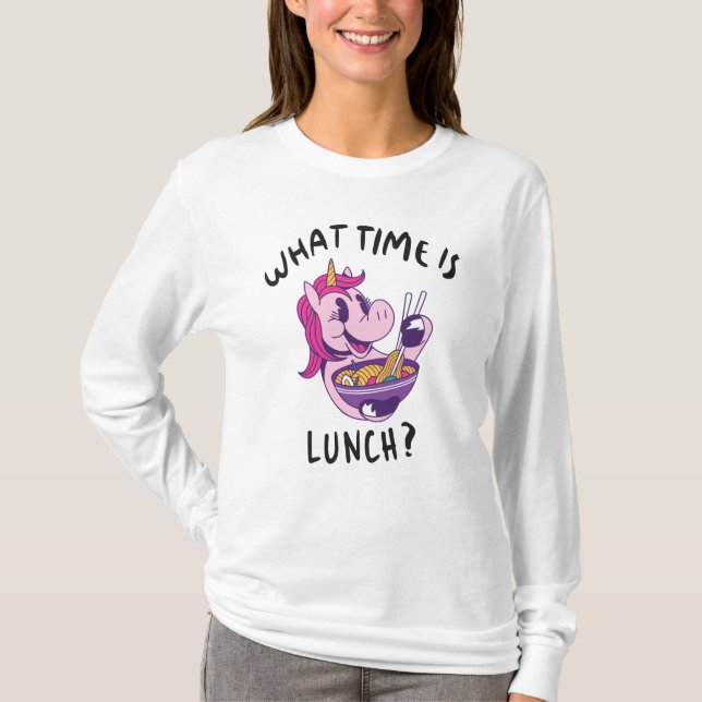 What time is lunch T-Shirt (Front)