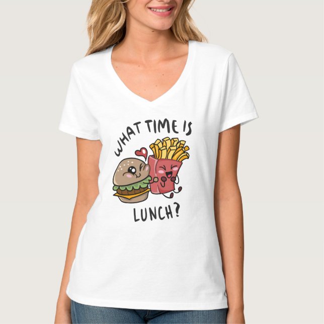 What time is lunch T-Shirt (Front)