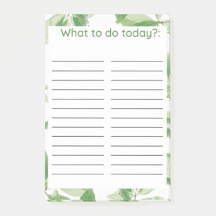 WHAT TO DO LIST: POST-IT NOTES