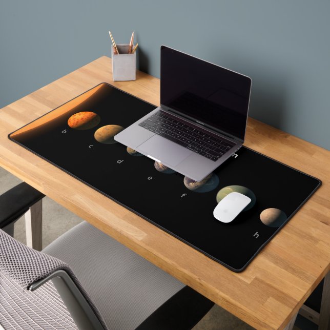 What Trappist-1's Seven Planets Might Look Like. Desk Mat (Office 2)