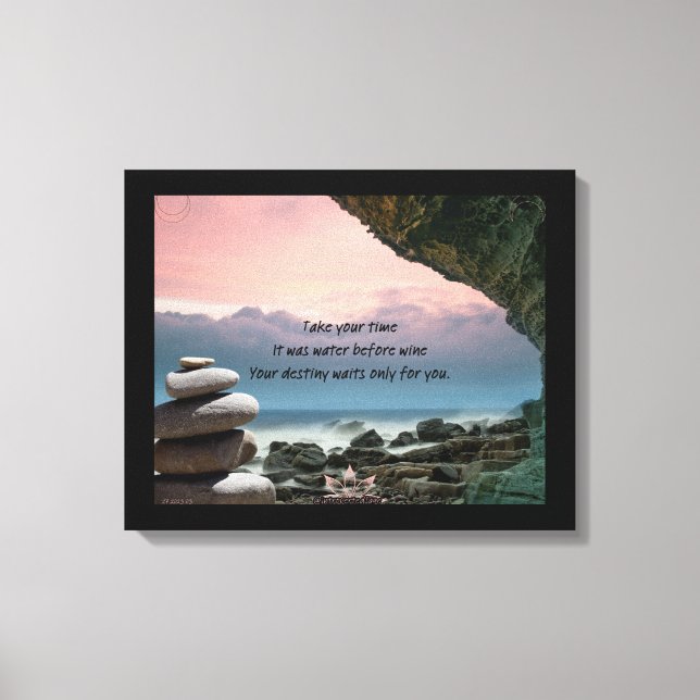 What Waits Stretched Canvas Print (Front)