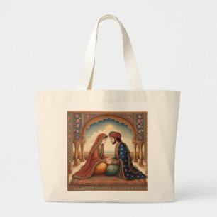 What We Have - Indian Miniature Painting Large Tote Bag