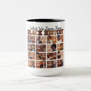 What We Learn from Black History Collage Mug