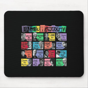 What We Learn From Black History Sticker  Mouse Pad