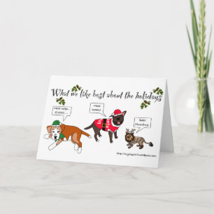 What we Like Best About The Holidays Holiday Card