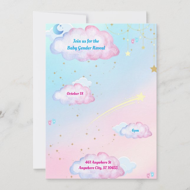 What Will Baby Be? Gender Reveal Invitation (Front)