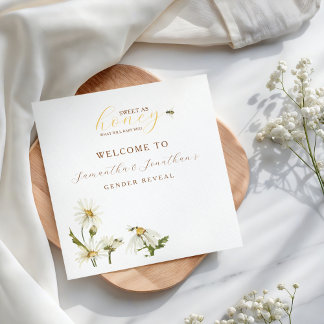 What Will Baby Be Gender Reveal Napkin