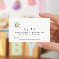 What Will Baby Bee? Gender Diaper Raffle Ticket