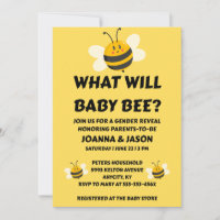 What Will Baby Bee gender reveal party