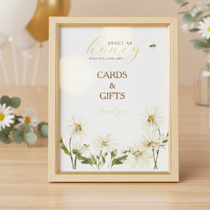 What Will Baby Bee Gender Reveal Tabletop Sign