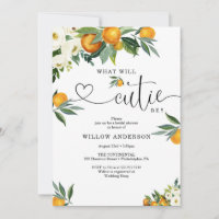 What Will Cutie Be Citrus Lemon Bridal Shower