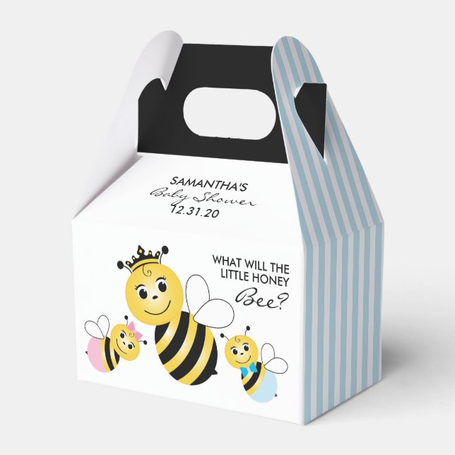 What Will The Little Honey Bee Favour Boxes (Front Side)