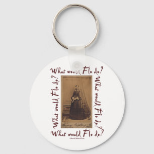 What would Flo Do? Florence Nightingale Key Ring