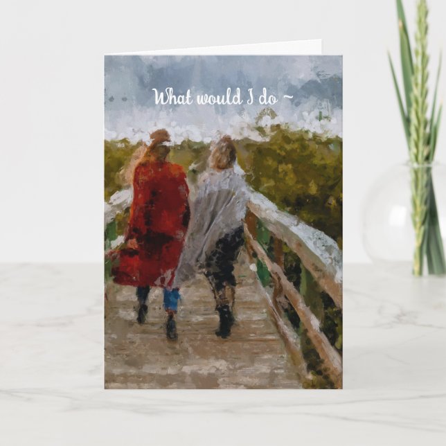 WHAT WOULD I DO FRIENDSHIP CARD (Front)