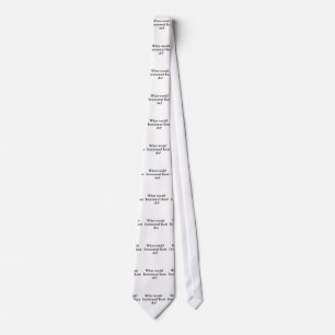 what would immanuel kant do tie
