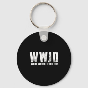 What Would Jesus Wwjd Christian Scripture Design Key Ring