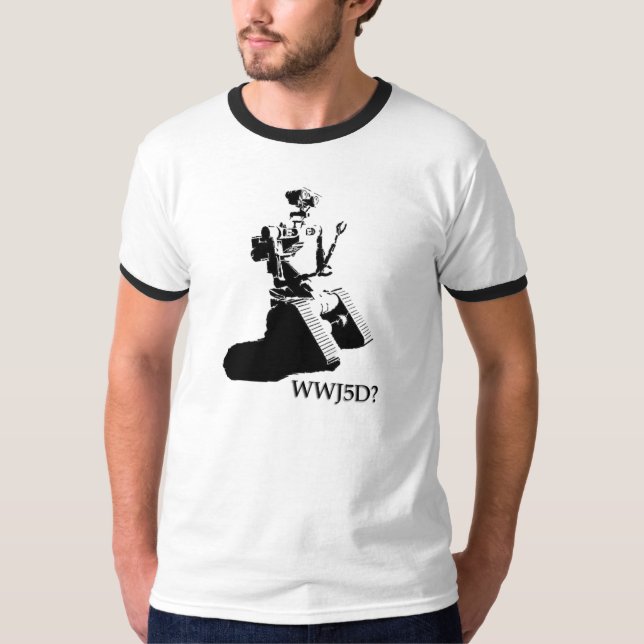 What Would Johnny 5 Do? T-Shirt (Front)