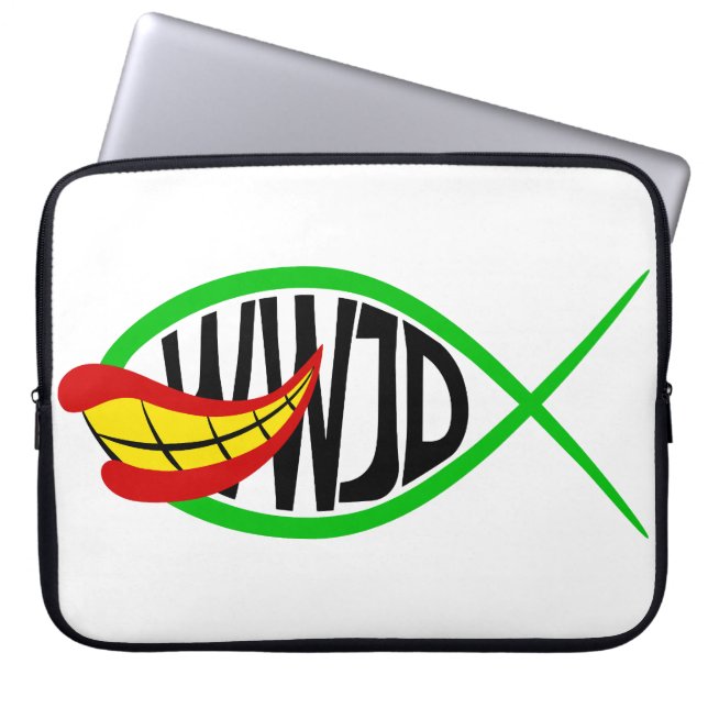 What Would Joker Do? Laptop Sleeve (Front)