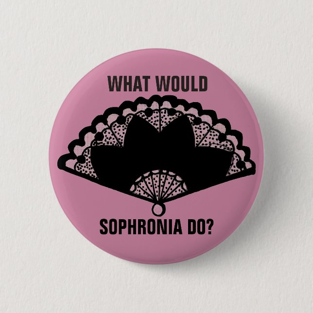 What would Sophronia do? Finishing School badge (Front)