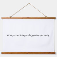 What You Avoid Wood Topped Wall Tapestry