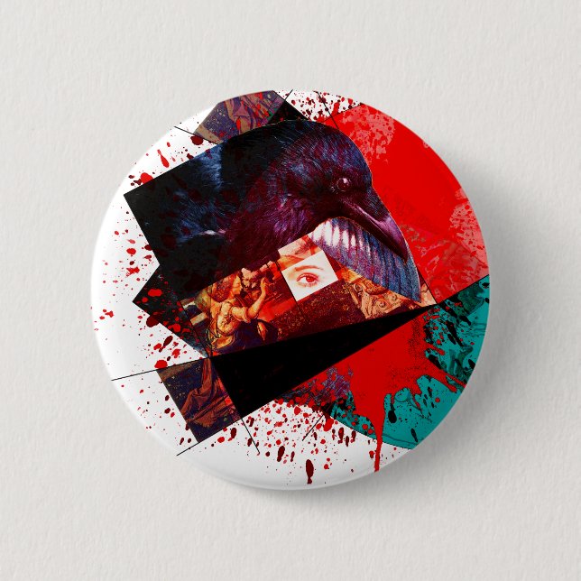 What you see in that eye 6 cm round badge (Front)