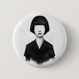what you see is what you get 6 cm round badge