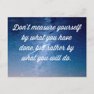 What You Will Do Quote Postcard