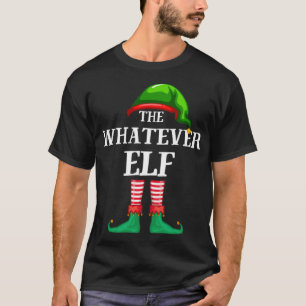 Whatever Elf Matching Family Christmas Pajama T-Shirt