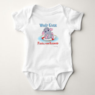 Whatever Floats Your Baby Elephant Bodysuit