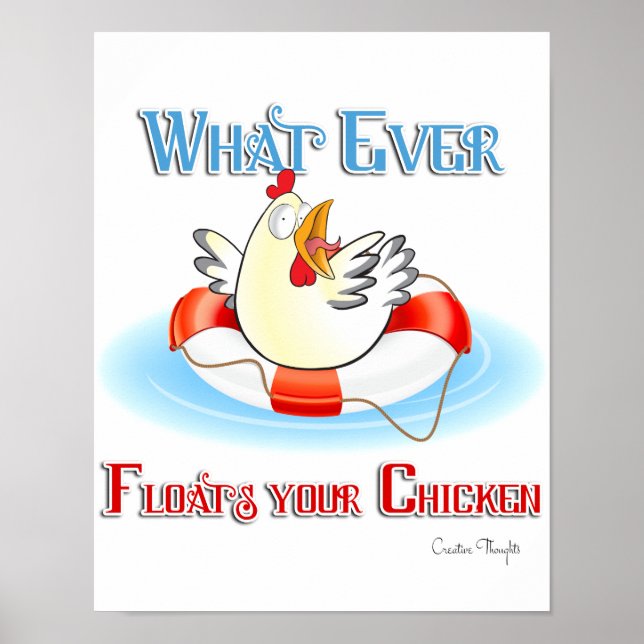 Whatever Floats Your Chicken 2 Poster (Front)