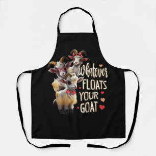Whatever Floats Your Goat Lover Mom Bandana Wildli Apron