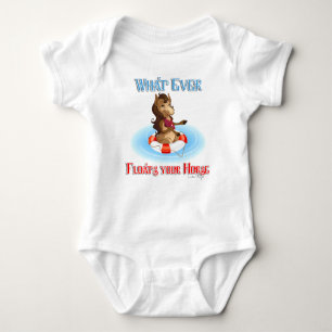 Whatever Floats Your Horse Baby Bodysuit