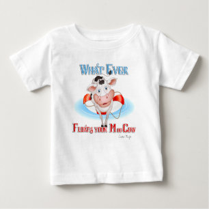 Whatever Floats Your Moo Cow Baby T-Shirt