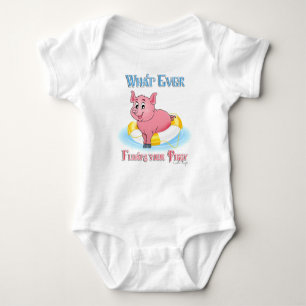 Whatever Floats Your Piggy Baby Bodysuit