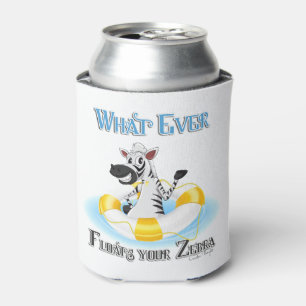 Whatever Floats Your Zebra Can Cooler