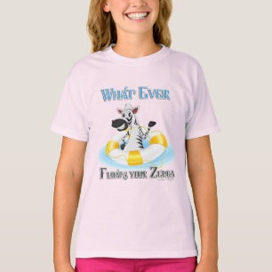 Whatever Floats Your Zebra T-Shirt